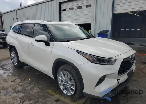 2021 Toyota Highlander Limited z USA, uszkodzony, nr VIN 5TDYZRAH2MS527686